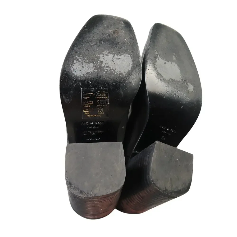 rag & bone Black Ankle Boots - Picture 6 of 8